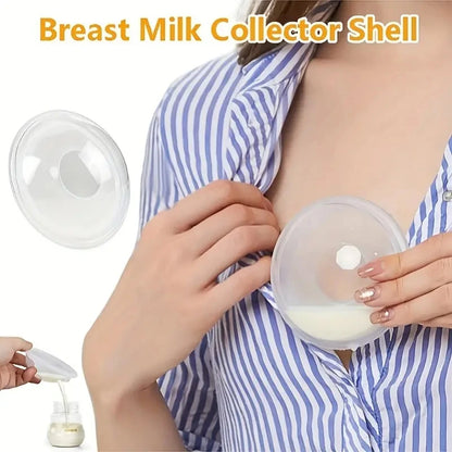 Wearable silicone breast milk collection case, convenient to use, avoiding awkward wet clothes during lactation,BPA FREE