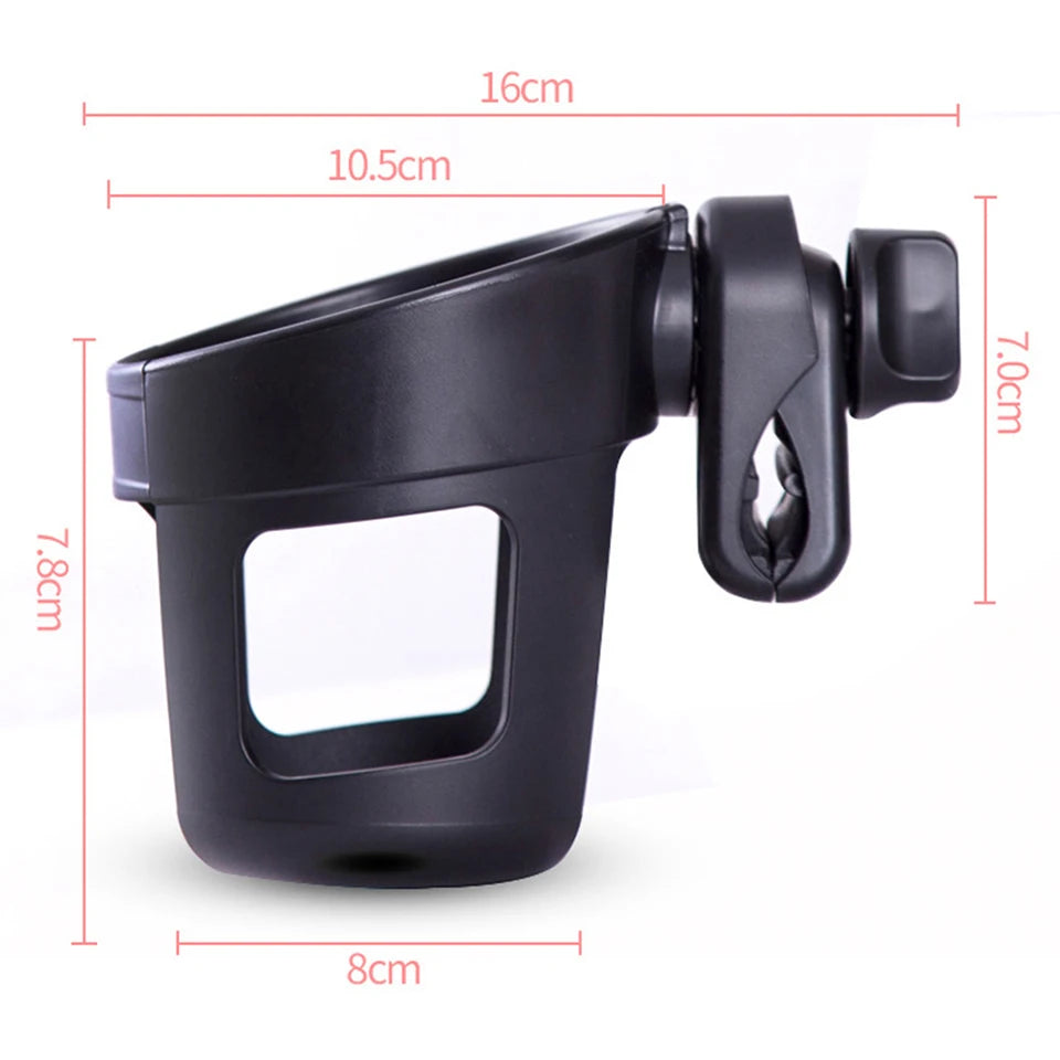 Cup Holder For Stroller Phone Holder Milk Bottle Support For Outing Anti-Slip Design Universal Pram Baby Stroller Accessories