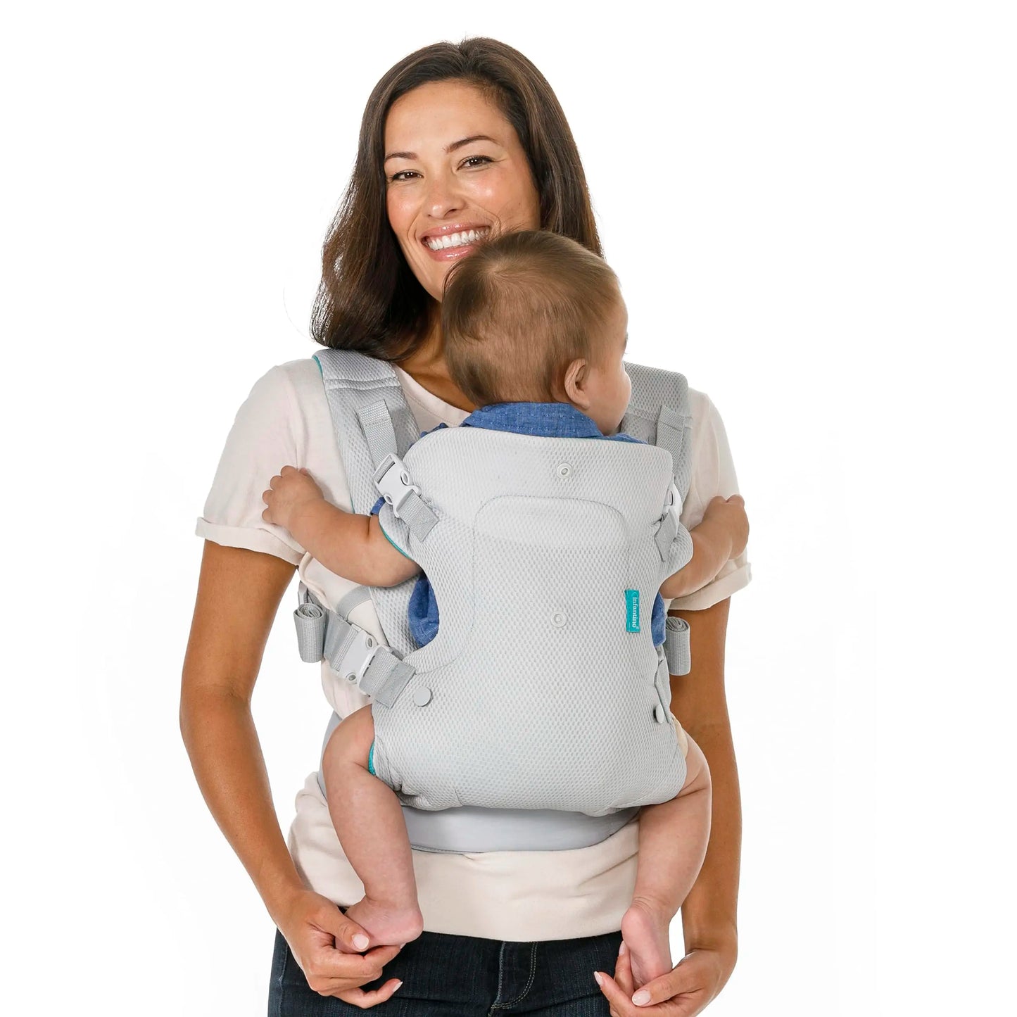 Babytrage - Ergonomische, fortschrittliche 4-in-1-Trage mit dem Gesicht nach innen und außen, Vorder- und Rückentrage für Neugeborene, Babytragegurt, Tragetuch für Kleinkinder