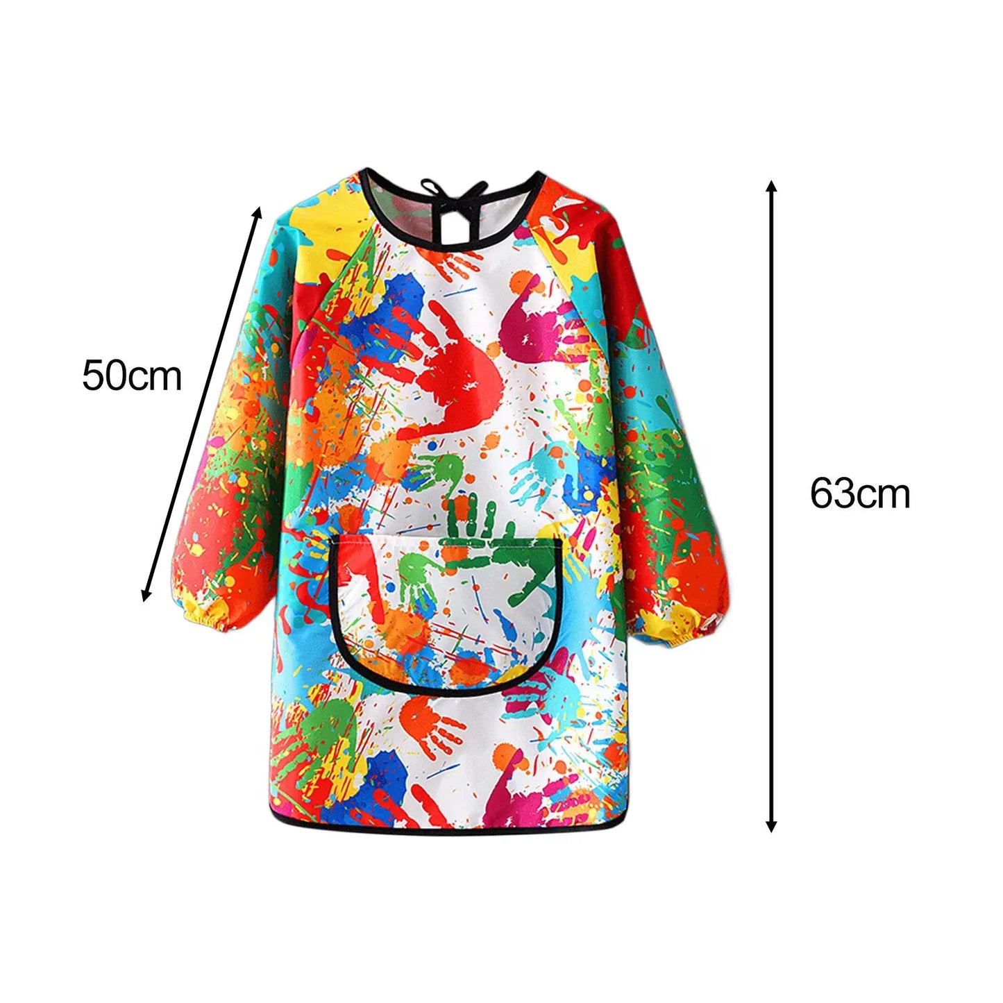 Kids Art Smock Kindergarten Soft with Pocket Practical Paint Apron Paint Smock