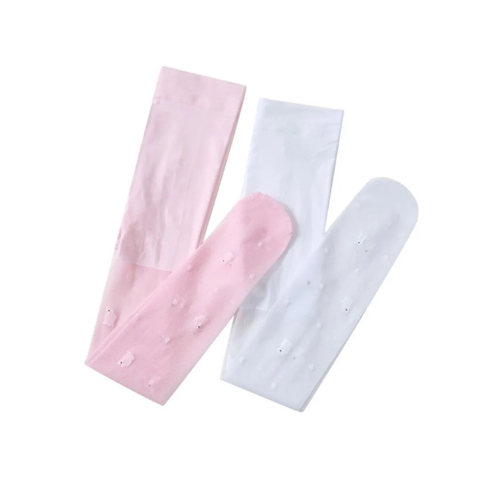 Summer thin children Tights girls stockings baby rabbit anti-mosquito sox leggings hook silk stocking dance pantyhose