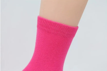 20 Pieces Children’s Socks - High Quality Cotton Candy Colors for Kids (1-9 Years)