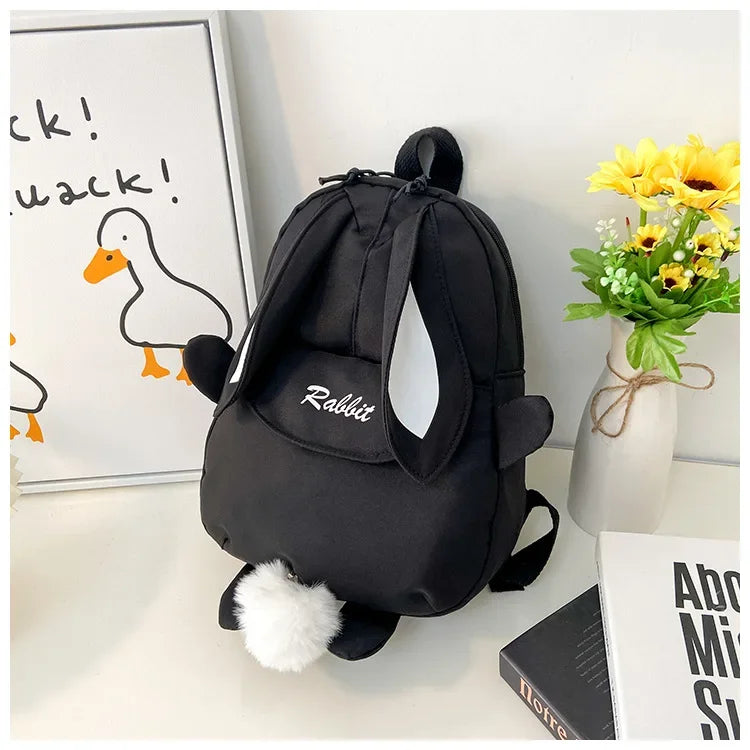 New Fashion Children School Bags Bunny Portable Backpacks Kids Travel Rucksacks Cute Boys and Girls School Book Backpack 20L