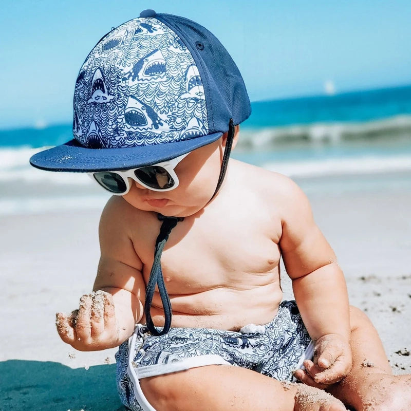 Sommer Babymütze Quick-dry Strand Kinder Sonnenhüte für Mädchen Jungen Zubehör Verstellbare Snapback Mütze Kinder Baseball Caps 6M-10Y