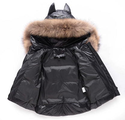 Kinder Kleidung Set Mit Kapuze Parka Junge Baby Overalls kleinkind Mädchen Kleidung Winter Warme Daunenjacke Kinder dinosaurier Mantel Schneeanzug