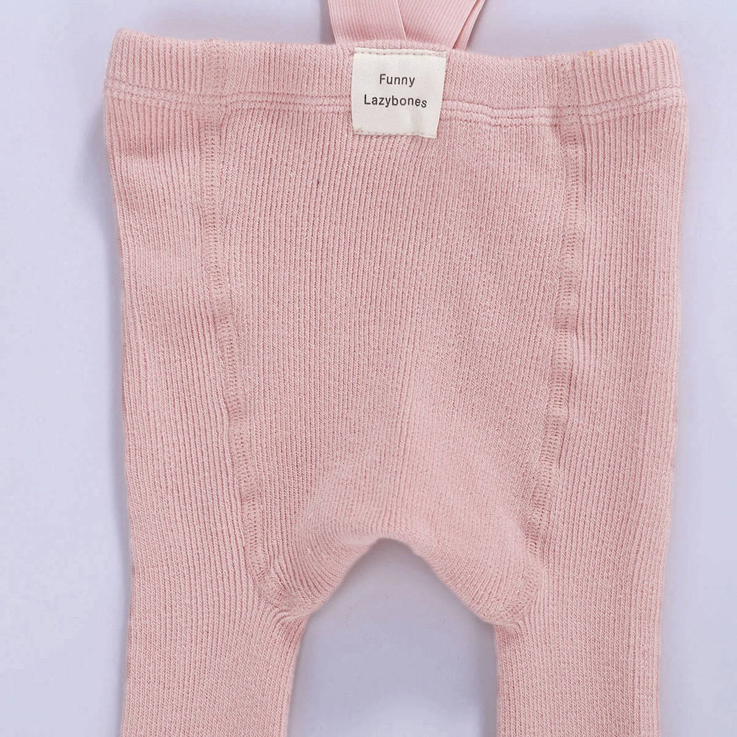 Tregren 0–3 Jahre Neugeborene Baby Hosenträger Overall Strumpfhosen einfarbig hohe Taille Rippenstrick Strumpfhosen Säugling Frühling Herbst Leggings