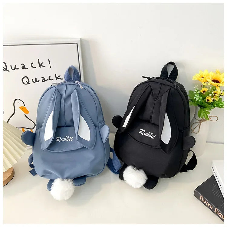 New Fashion Children School Bags Bunny Portable Backpacks Kids Travel Rucksacks Cute Boys and Girls School Book Backpack 20L