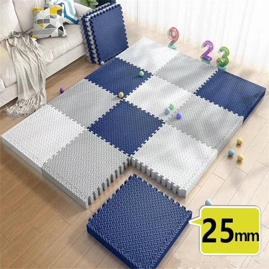 8 STÜCKE Tatame Gyms &amp; Spielmatten Baby Bodenmatte Boden Lärm Tatamis für Babys Schalldämmende Matte Puzzlematte Baby Spielen Gym Matte