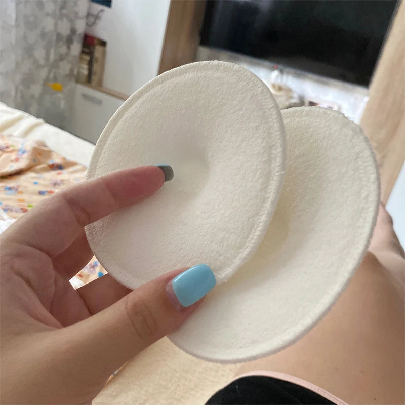 Organic Washable Breast Pad Breastfeeding Nipple Pad for Maternity Reusable Nipple Covers for Breast Feeding Nursing Pads