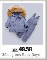 Winter Schnee Overalls Babykleidung Kleidung Schneeanzug Entendaunenjacke für Kinder Mädchen Mantel Park Säuglingsmantel Jungen Overall