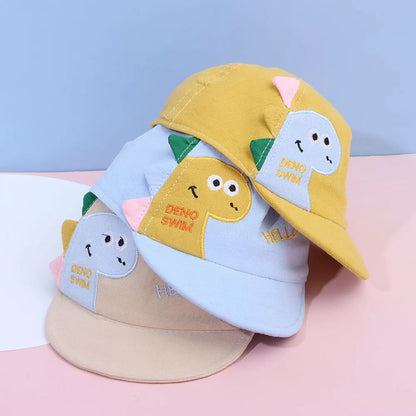 Baby's Casual Baseball Hat For 6-24Months Spring Summer Autumn Rabbit Ear Cap Dot Beach Caps Panama Cap Outdoor Children Sun Hat