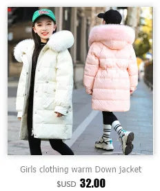 winter snow overalls baby wear clothing clothes snowsuit duck down jacket for kids girl coat Park infant overcoat boy jumpsuit