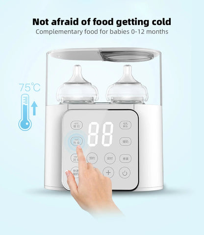 Baby Feeding Bottle Warmer Multi Function Fast Baby Food Heater Baby Milk Warmer Steriliser with Accurate Temp Control