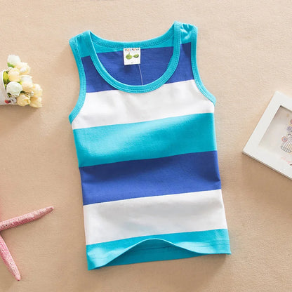 2022 Summer Striped Tank Top for Girls - Cotton Undershirt Camisole