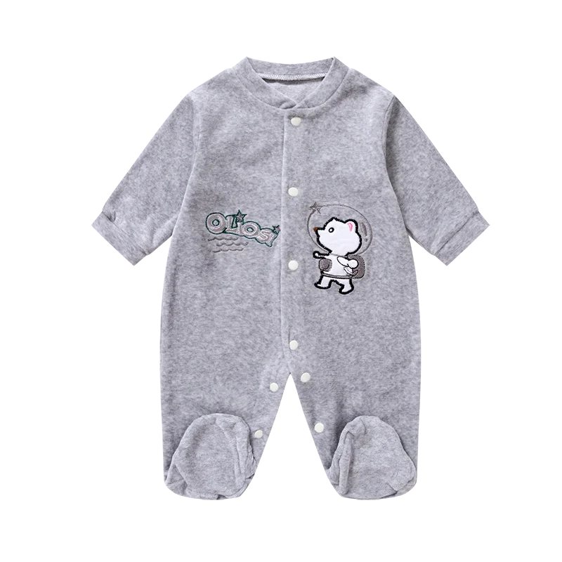 Neugeborenen Baby Kleidung Strampler Jungen Mädchen Bodys Baby Footies Homedress Pyjama Soild Overall 0-9 Monate Baby Kleinkind Nachtwäsche