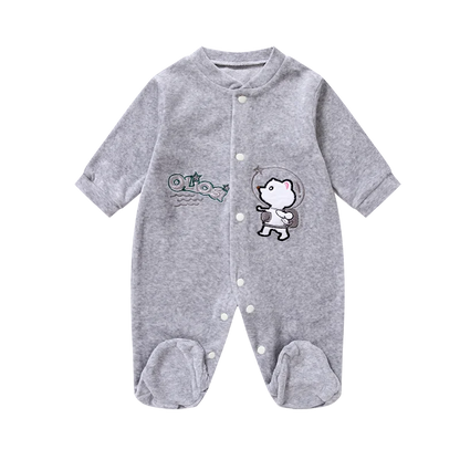 Neugeborenen Baby Kleidung Strampler Jungen Mädchen Bodys Baby Footies Homedress Pyjama Soild Overall 0-9 Monate Baby Kleinkind Nachtwäsche