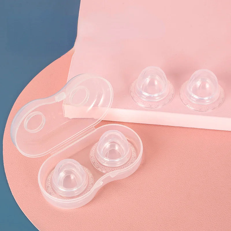 Silicone Nipple Correction Niplette Nipple Shield Sucker Corrector Flat 2PCS Corrector Flat Silicone Nipple Breast Correction