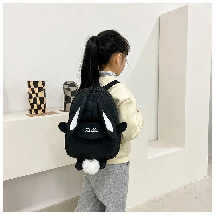 New Fashion Children School Bags Bunny Portable Backpacks Kids Travel Rucksacks Cute Boys and Girls School Book Backpack 20L