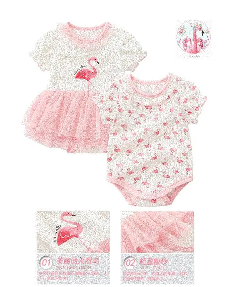 Neugeborenen Baby Sommer Body Säugling Mädchen Prinzessin Kleid Baby Taufe Taufe Kleid Party Hochzeit 0-3 3-6 6-9 Monate Body