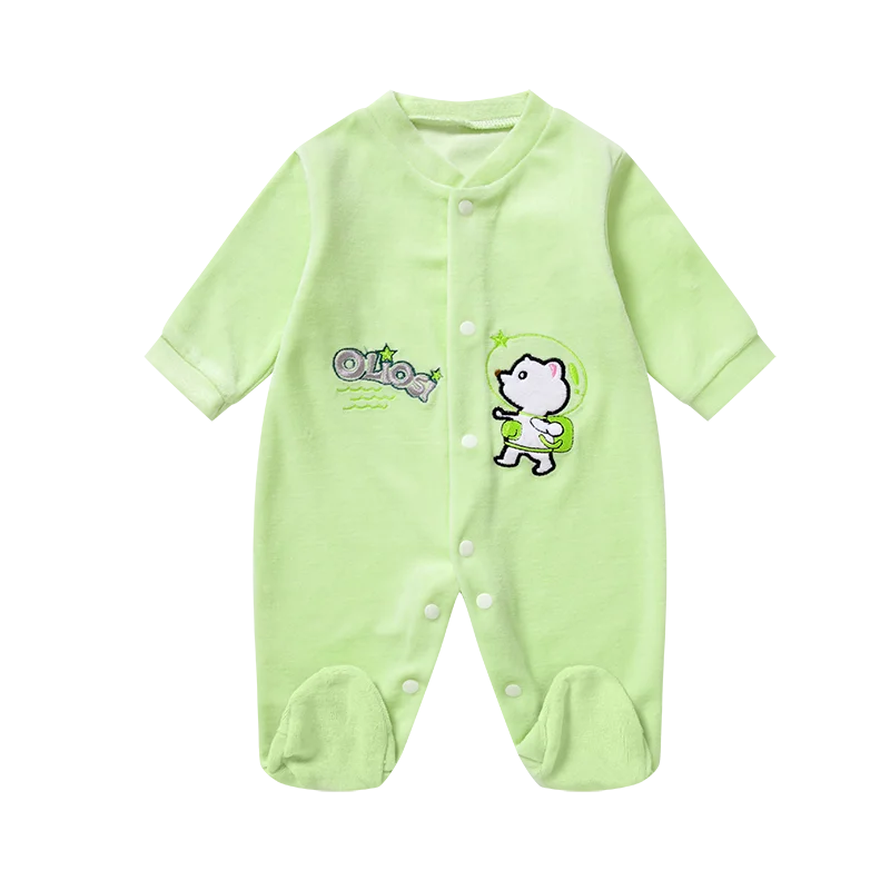 Neugeborenen Baby Kleidung Strampler Jungen Mädchen Bodys Baby Footies Homedress Pyjama Soild Overall 0-9 Monate Baby Kleinkind Nachtwäsche