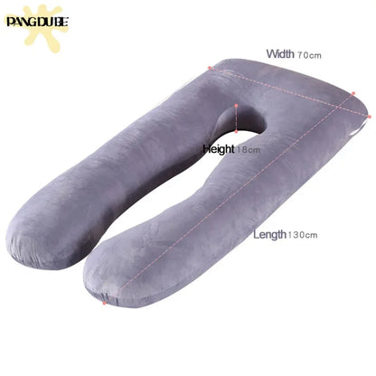 U-shaped Pillow Cotton for Pregnant Women Pregnancy Pillow Nursing Pad Sleeping Pillow for Pregnant Women Hug Pregnancy Pad