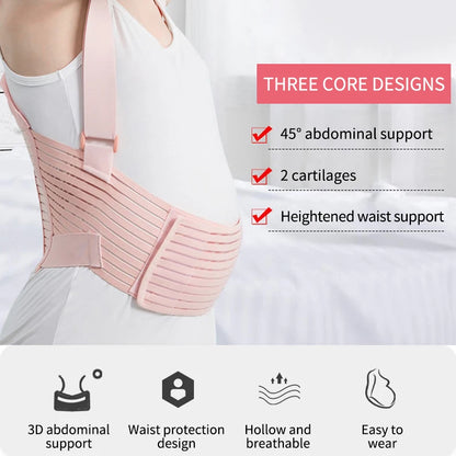 MOOZ Pregnant Women Support Belly Band Care for Pregnancy Breathable Adjustable Postpartum Girdle Pregnancy Products CDC018