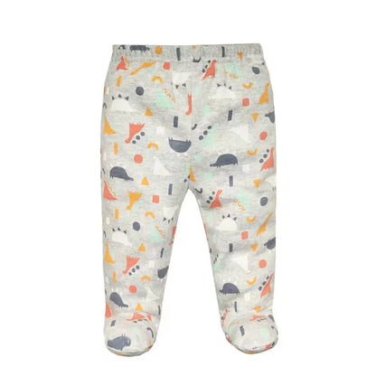 3/4/5PCS/Lot Newborn Baby Pants Soft Cotton Cartoon Boys Pants Spring Autumn Footed Infant Baby Girls Pants Stripe Baby Trousers