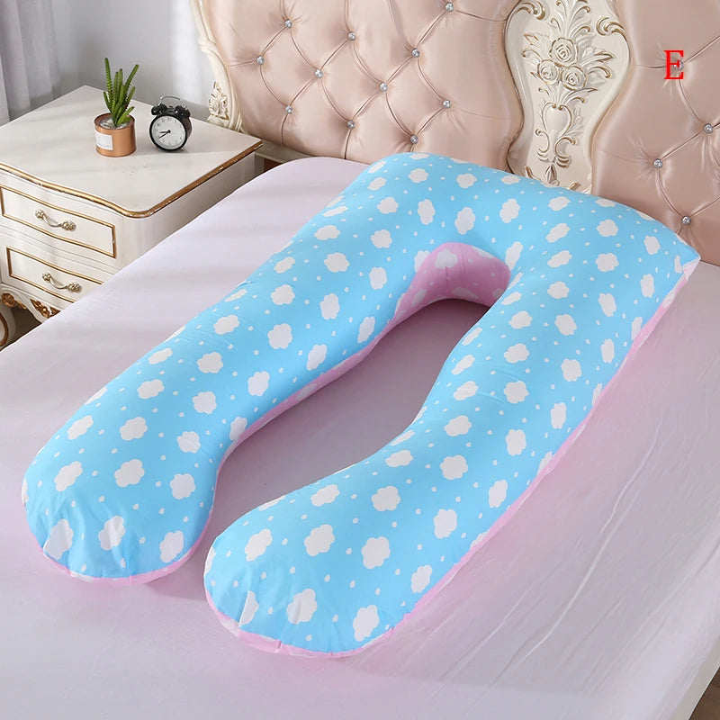 Washable Pillow Cover for Full Body Maternity Pregnancy U Shape Pillow