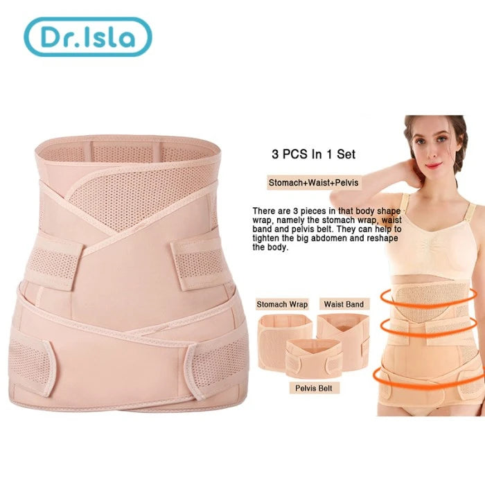 3in1 Postpartum Belly Band&Support Breathable After Pregnancy Belt Belly Maternity Bandage Band Pregnant Women Shapewear Clothes