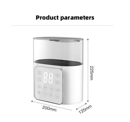 Babyflaschenwärmer, multifunktionaler, schneller Babynahrungswärmer, Babymilchwärmer und Sterilisator mit genauer Temperaturregelung