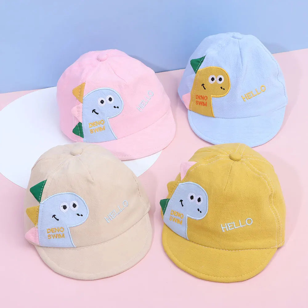 Baby's Casual Baseball Hat For 6-24Months Spring Summer Autumn Rabbit Ear Cap Dot Beach Caps Panama Cap Outdoor Children Sun Hat