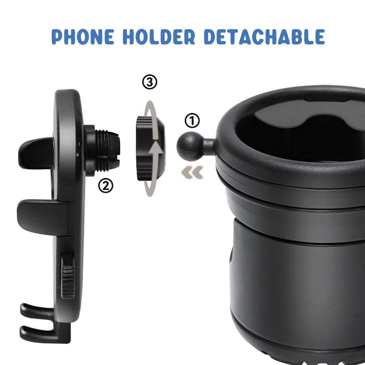 Baby stroller cup holder universal rotatable phone holder mobile in stroller children pram coffee drink water bottle holders