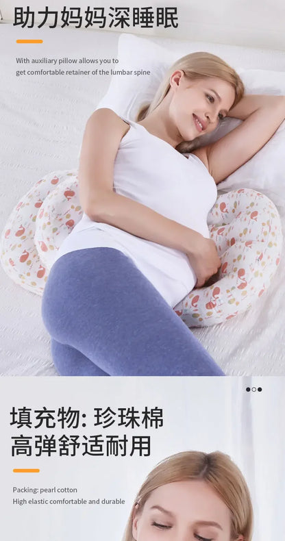 Cotton Waist Maternity Pillow For Pregnant Women Pregnancy Pillow U Full Body Pillows To Sleep Pregnancy Cushion Pad Products