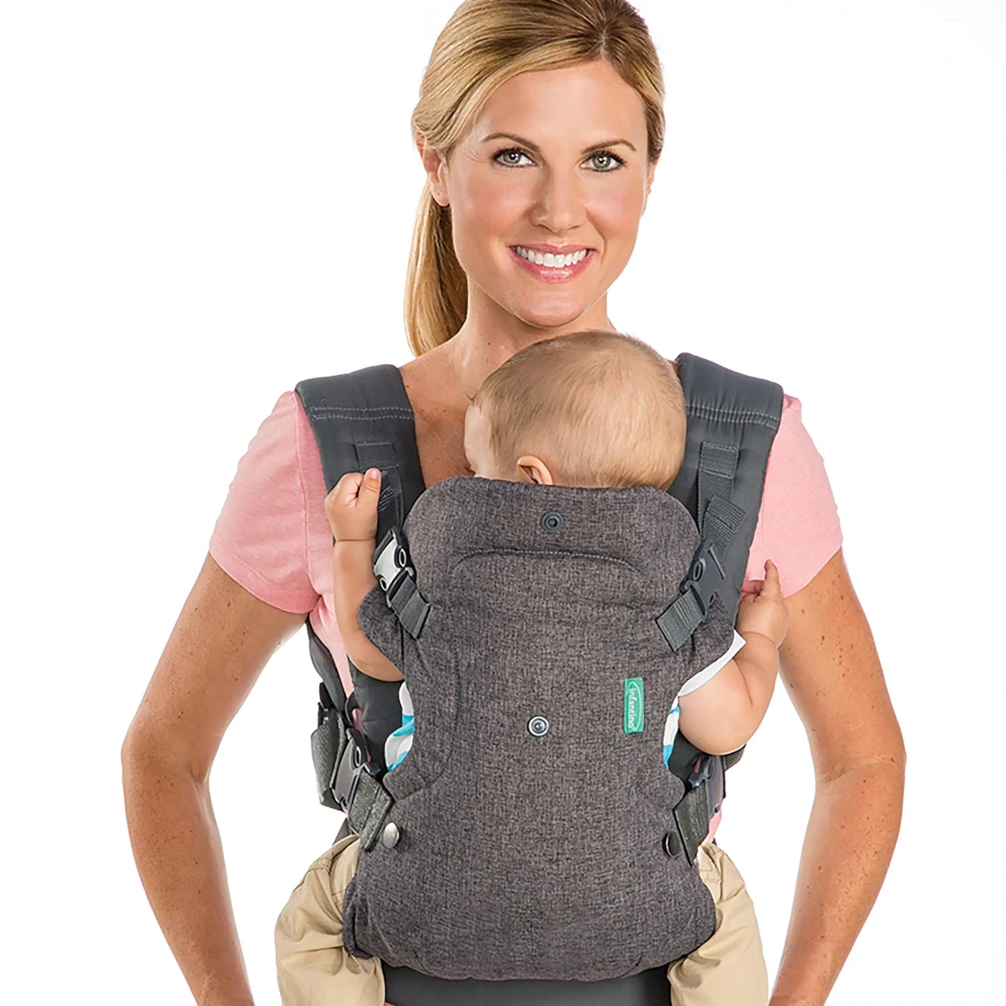 Babytrage - Ergonomische, fortschrittliche 4-in-1-Trage mit dem Gesicht nach innen und außen, Vorder- und Rückentrage für Neugeborene, Babytragegurt, Tragetuch für Kleinkinder