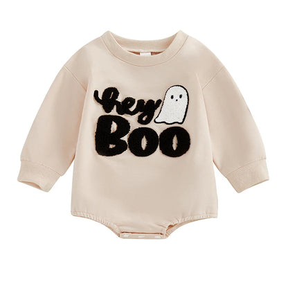 ma&baby 0-18M Halloween Newborn Infant Toddler Baby Boy Girl Romper Cute Ghost Long Sleeve Jumpsuit Costumes