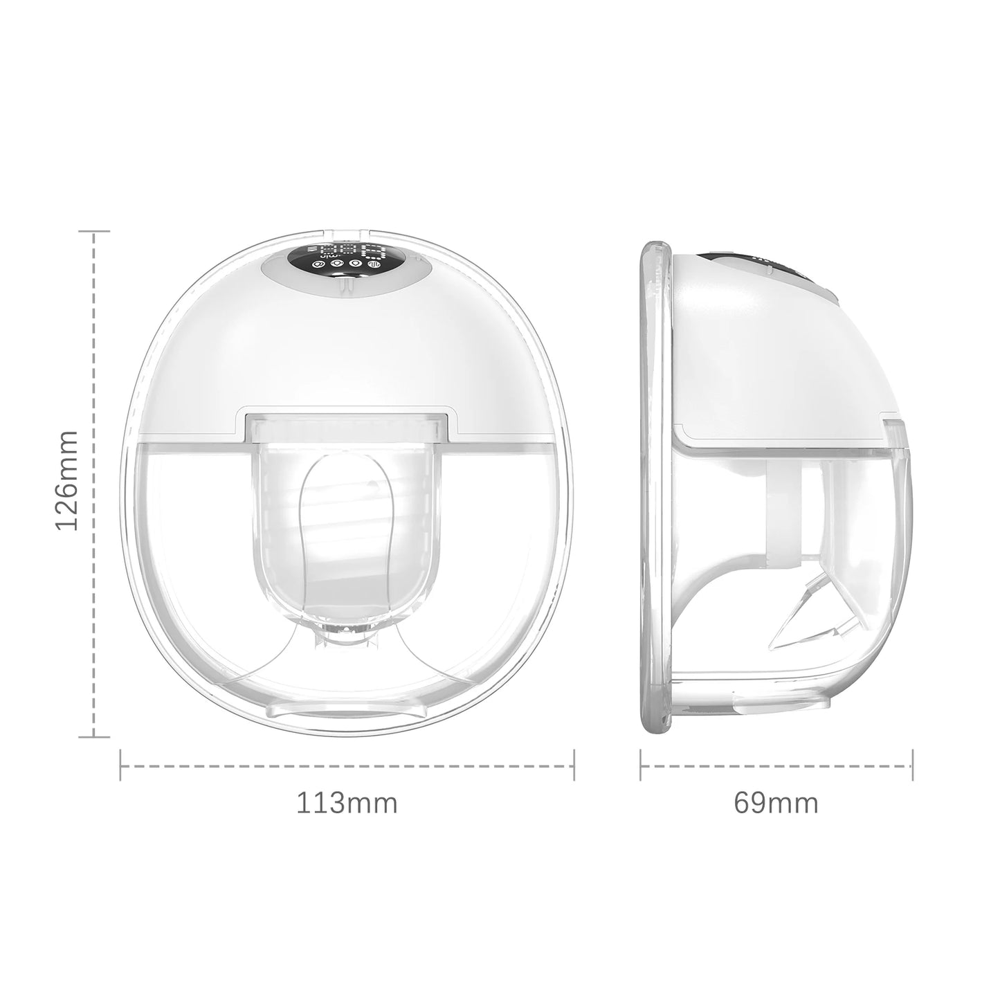 S32 Wearable Wireless Breast Pump Breast Massage Lactagogue New Upgraded Electric Breast Pump Hand Free and BPA-free