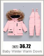 winter snow overalls baby wear clothing clothes snowsuit duck down jacket for kids girl coat Park infant overcoat boy jumpsuit