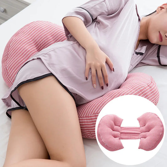 Multi-function U Shape Pregnant Women Sleeping Support Pillow Bamboo Fiber Cotton Side Sleepers Pregnancy Body Pillows For Mater