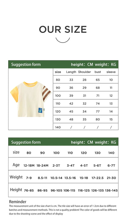 Amila Fashion T-shirt for a Boy 2023 Summer New Dinosaur Print Baby Tee 100% Cotton Baby Clothes Boy Brand Baby's Tops Kids 0-6Y