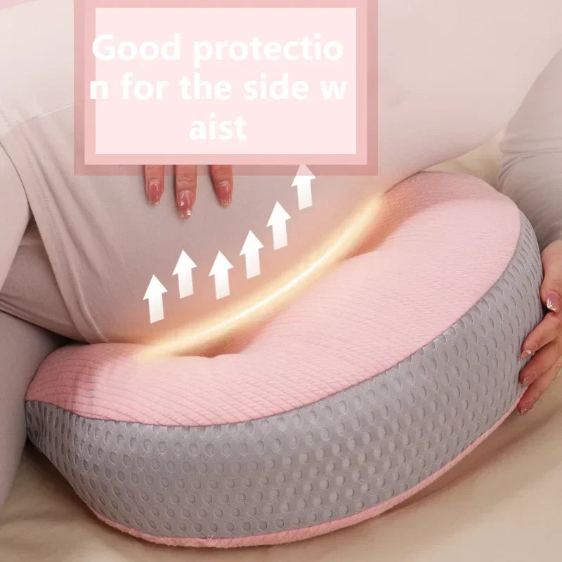 Pregnant Women Lumbar Pillow Four Seasons Universal Waist Support and Protection Side Sleep U-shaped Cushion Pregnancy Pillow