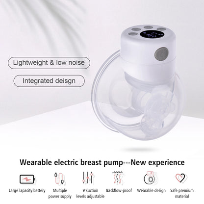 S12 Hands-Free Electric Breast Pump - Portable Wireless Milk Extractor