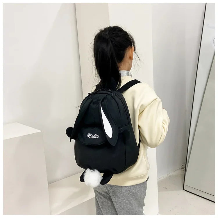 New Fashion Children School Bags Bunny Portable Backpacks Kids Travel Rucksacks Cute Boys and Girls School Book Backpack 20L