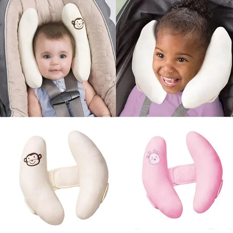 Infant Safety Car Seat Stroller Pillow Baby Head Neck Support Sleeping Pillows Toddler Kids Adjustable Pad Cushion Accessories