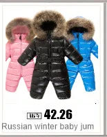 winter snow overalls baby wear clothing clothes snowsuit duck down jacket for kids girl coat Park infant overcoat boy jumpsuit