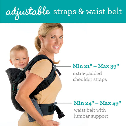 Baby Carrier-Ergonomic Advanced 4-in-1 Face-in and Face-out Front and Back Carry for Newborns Baby Carrier Strap Sling Infant