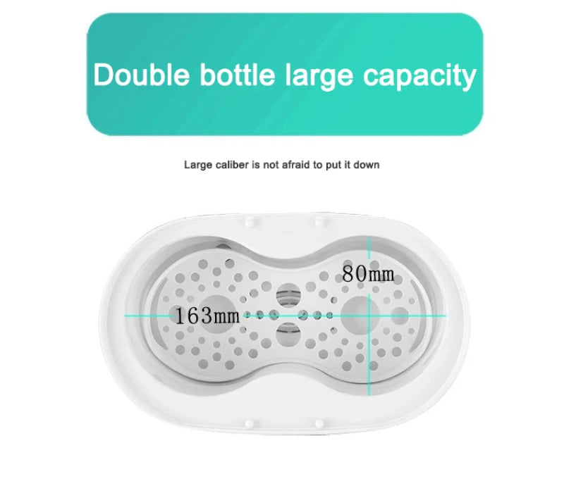 Multi-function Baby Nursing Bottle Heater Sterilizer Fast Breast Milk Bottle Warmer with Accurate Temperature Control