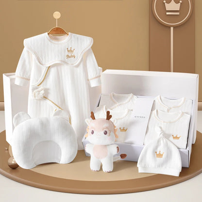 0-3 Months Newborn Clothing Set - 100% Cotton Unisex Infant Clothes (15/17/18/20 Pieces)