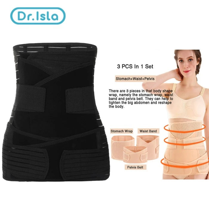 3in1 Postpartum Belly Band&Support Breathable After Pregnancy Belt Belly Maternity Bandage Band Pregnant Women Shapewear Clothes