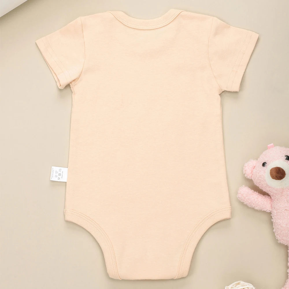 Das eine geht nicht ohne das andere Zwillingsbaby-Jungen-Kleidung Bodys mit süßem Aufdruck Mode Neugeborenen-Strampelanzug Sommer Ropa De Bebe Niña