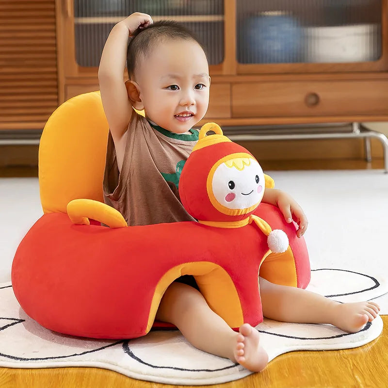 Baby Sofa Baby Seat Sofa Frame Cotton Feeding Chair Baby Seats Nest Puff Washable No Filler Cradle Sofa Chair